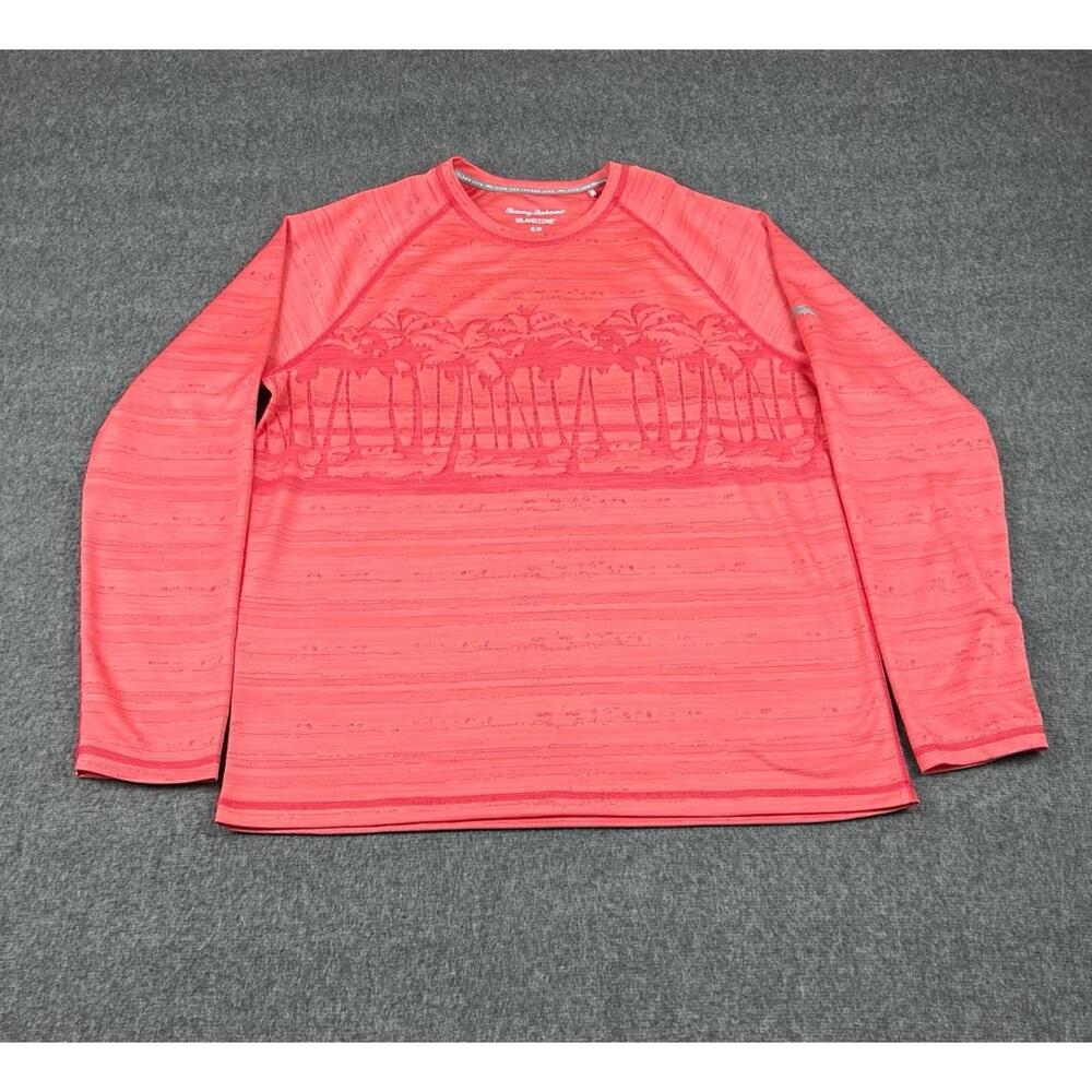 Tommy Bahama Island Zone Pink Womens Long Sleeve Sz‎ Small